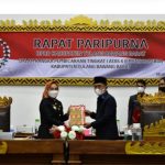 Pj. Bupati Tubaba Hadiri Rapat Paripurna Penyampaian Usulan Raperda