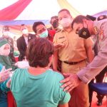 HUT Bhayangkara Ke 76 Polres Metro Kota Tangerang Kota Bagikan 1.200 Paket Sembako