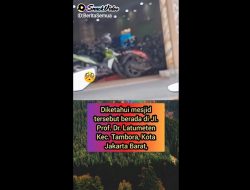 Ironis, Video Masjid di Jakbar yang Dijadikan Tempat Parkir Viral di Medsos