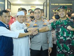 HUT Bhayangkara Ke 76, Polsek Cengkareng Dapat Suprise Dari Camat dan Danramil 04 Cengkareng