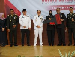 Polres Metro Bekasi Gelar Puncak HUT Bhayangkara ke-76 Bersama Forkopimda