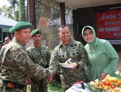 HUT Ke 60 Yonarmed 13, Wabub Apresiasi Peran Aktif dan Prestasi Yonrmed 13