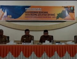 Pemkab Sarolangun Gelar Konsultasi Publik Penyusunan RTRW Tahun 2022-2042