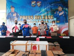 Ditpolairud Polda Jatim Ringkus Sindikat Penyelundupan Benih Lobster Luar Negeri
