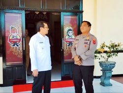 Pj Bupati Aceh Utara Minta Dukungan Kapolres Jaga Kamtibmas