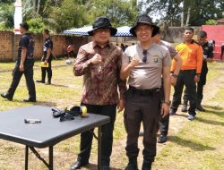 Polres Sarolangun Gelar Latihan Menembak Bersama Forkompinda dan Awak Media