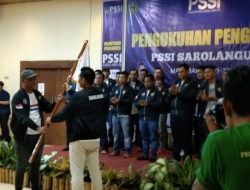 H.Hurmin Resmi Dikukuhkan Jadi ketua ASKAB PSSI Sarolangun Masa Bakti 2021-2025