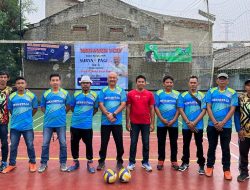 Media Suryapagi ‘Panaskan’ Olahraga Bola Voli di Tangsel