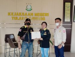 DPD BAIN HAM RI Tuba Laporkan Dugaan Pungutan BLT – DD Ke Kejari Tulang Bawang