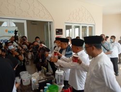 Menhub dan Menko PMK Cicip Kopi Peserta Training Barista Masjid Ash Shomad
