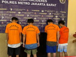 3 Eksekutor dan 1 Penadah Curanmor Diringkus Satreskrim Polsek Kalideres
