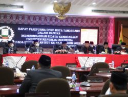 Rapat Paripurna DPRD Kota Tangerang Warnai Peringatan HUT RI Ke-77 