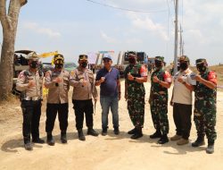 Kunjungan Presiden Jokowi, Ratusan Personel Gabungan TNI Polri di Gresik Siapkan Pengamanan