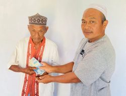 Pemerintah Tiyuh Marga Kencana Salurkan BLT DD Tahap ke Delapan