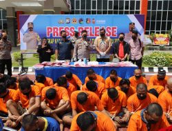 Polres Gresik Berhasil Bekuk 48 Tersangka Narkoba Dalam 12 Hari