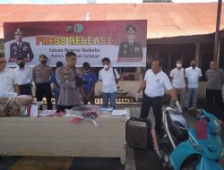 Polisi Berhasil Gagalkan Peredaran 15.860 Gram Ganja Lintas Kabupaten di Tapanuli Selatan