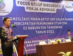 Tekan Prevalensi Stunting, Pemkab Tangerang Rekonsiliasi TPPS
