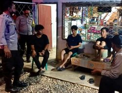 Polsek Mandiangin Ciptakan Situasi Kamtibmas Kondusif Melalui Patroli Malam