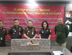 Berkekuatan Hukum Tetap, Kejari Kota Tangerang Eksekusi Tindak Pidana Kepabeanan