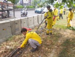 Sambut Adipura Sudis Bina Marga Jakbar Terus Lakukan Penataan Kabel Jaringan Internet