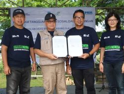 Bekerja Sama Dengan PT.NM, Pemkab Sukabumi Tanam 6000 Mangrove di Pantai Palangpang