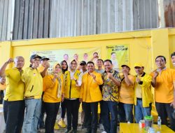 Airin Dan Sachrudin Sambangi Sekretariat PK Partai Golkar di Cibodas Tangerang