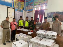 Pergeseran Logistik Pilkades di Sarolangun Dikawal Ketat Aparat Kepolisian