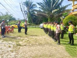 Polisi Kawal Pergeseran Kotak Suara Pilkades Serentak di Kabupaten Sarolangun