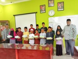 Rayakan Maulid, SMAN 1 Syamtalira Bayu Santuni Anak Yatim