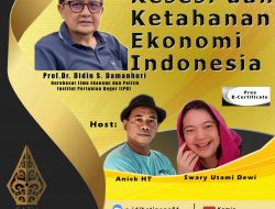 Webinar Satupena Bahas Ketahanan Ekonomi Indonesia Hadapi Resesi