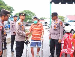 HUT Humas Polri ke 71, Polres Lhokseumawe Gelar Pengobatan Gratis