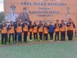 FPRB Kecamatan Karang Bahagia Ikuti Apel Siaga Bencana Bersama Forkompimda Kabupaten Bekasi