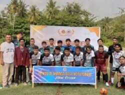 Karang Taruna Desa Botutonuo dengan KKN Tematik Universitas Negeri Gorontalo Gelar Kegiatan Pekan Olahraga Desa