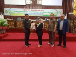 Wabup Bungo Apri Hadiri Paripurna DPRD