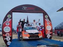 H.Putra RM.Sederhana Taklukkan Ryan Nirwan di Sprint Rally Muara Bungo