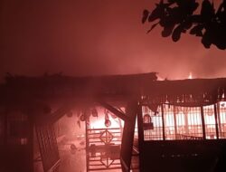 Rumah Makan Saung Kito di MuaraBungo, Ludes di Lahap Sijago Merah
