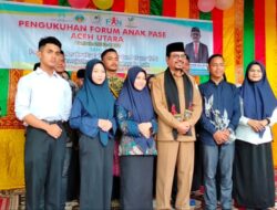 Pj Bupati Aceh Utara Kukuhkan Forum Anak Pase