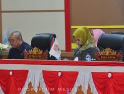 DPRD Mesuji Gelar Rapat Paripurna Pandangan Umum Fraksi Raperda APBD Kabupaten Mesuji Tahun 2022