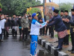 Api Kirab Porprov VI Banten di Kota Tangerang Berasal Dari Kasepuhan Kali Pasir
