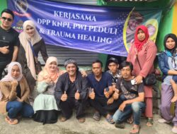 KNPI Gandeng Rania Foundation dan PWI Peduli Adakan Trauma Hiling Pada Korban Gempa di Cianjur