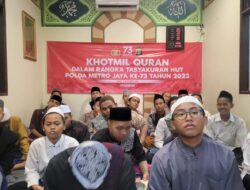 Sambut HUT PMJ Ke 77, Polsek Cipondoh Gelar Tasyakuran