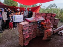 Peduli Sesama, PT FajarPeper Berikan Bantuan Pada Korban Gempa di Cianjur
