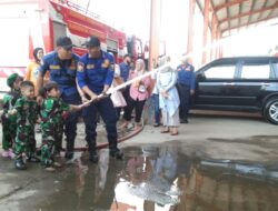 TK Kartika X20 Denarhanud 003 Cikupa Kunjungi Mako Damkar Kabupaten Tangerang
