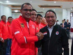 Hadiri Pelantikan PP PELTI, Menpora Berharap Tenis Indonesia Kembali Berjaya