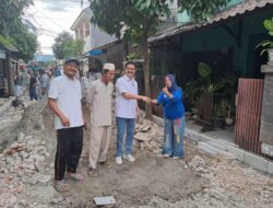Sidak Perbaikan Infrastruktur, Anggota DPRD Kota Tangerang Pastikan Pekerjaan Berjalan Baik