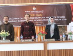 KPU Sarolangun Gelar Sosialisasi Pencalonan Perseorangan Anggota DPD RI