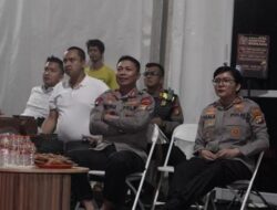 Nobar Final Piala Dunia 2022,Sebagai Sarana Kapolres Tangsel dan Kapolsek Pagedangan Dekat Dengan Masyarakat