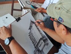 Rayakan HUT Kota Batam Ke-193, Hotel Santika Batam Gandeng 10 Pelukis Unjuk Kebolehan