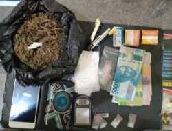 Kampung Narkoba di Tapsel Digerebek Polisi , Ini Barang Bukti Yang Ditemukan