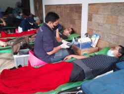 Partai Demokrat Gandeng PMI Kota Tangerang Menggelar Bakti Sosial